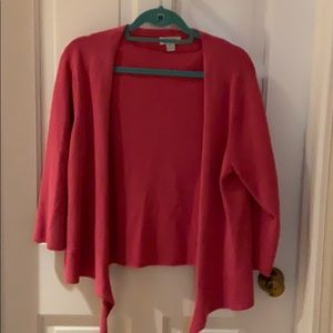 Christopher & Banks ✨3 for $12✨ Pink Wrap Sweater Size XL